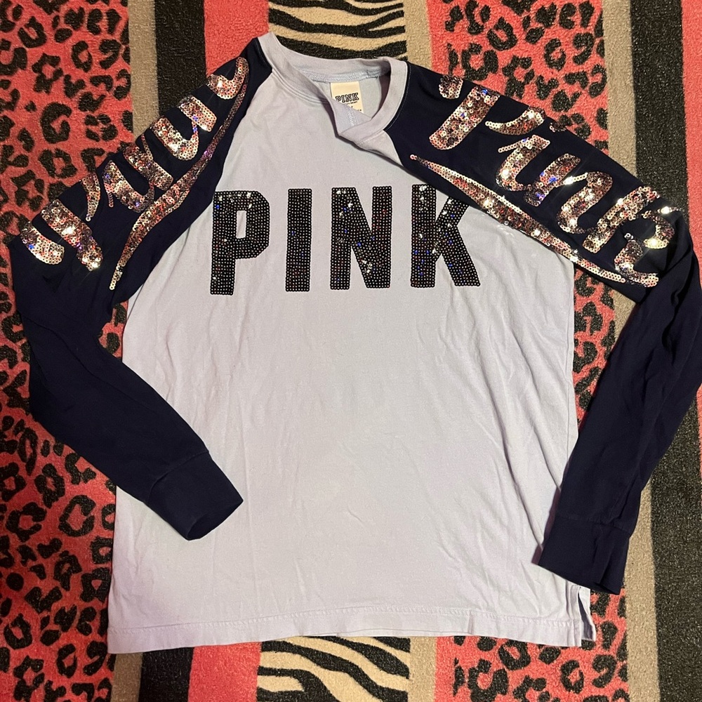 PINK Victoria's Secret sequins long sleeve